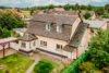 Zweifamilienhaus aus der Vogelperspektive - Ein- oder Zweifamilienhaus mit Garage, Werkstatt, Terrasse u.v.m. in zentraler Lage von Rehfelde